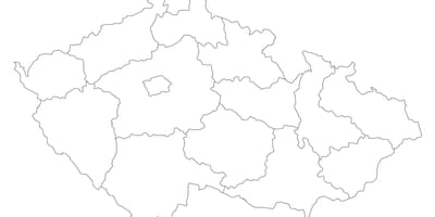 Чехия векторная карта