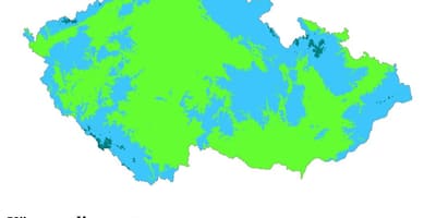 Климатическая карта Чехии