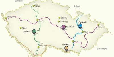 Чехии Велоспорт карте