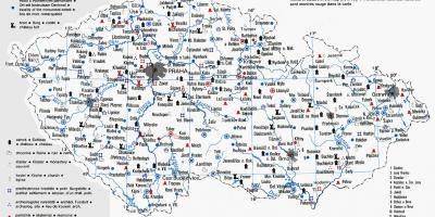 Памятники Чехии на карте